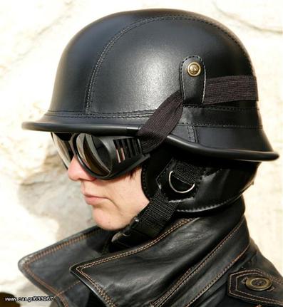 Κράνος ρετρό Club retro German helmet 2WW Black