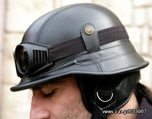 Κράνος ρετρό Club retro German helmet 2WW Black-thumb-9