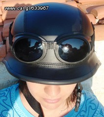 Κράνος ρετρό Club retro German helmet 2WW Black-thumb-7