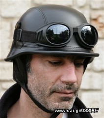 Κράνος ρετρό Club retro German helmet 2WW Black-thumb-8