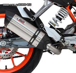 Εξάτμιση Ολόσωμη Mivv Suono S.Steel/Carbon End KTM Duke 125/200 2011 - 2014*