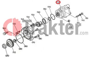 KUBOTA GL19 ΑΝΤΛΙΑ ΥΔΡΑΥΛΙΚΟΥ ORIGINAL -thumb-1