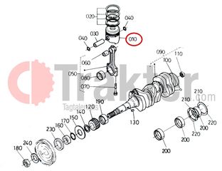 KUBOTA L1-24 ΠΙΣΤΟΝΙ ΓΟΥΒΑ STANDARD ORIGINAL-thumb-1