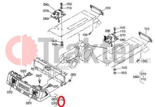 KUBOTA L1-255 ΦΩΤΑ ΜΑΣΚΑ ORIGINAL -thumb-1