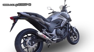 Gpr Εξάτμιση Τελικό PowerCross Evo4 S.Steel Honda Integra 750/700//NC 700-750  DTC 2012 - 2018 