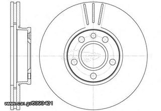 Δισκόπλακα εμπρόσθια 300x26 (ΚΑΙΝΟΥΡΓΙΟ). VW . SHARAN 01>10 , T4 98>04 . 