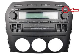 MAZDA MX5   CD MP3 RADIO STEREO MK3 MK3.5 MK3.75 ΝΟΝ BOSE ( ΥΠΑΡΧΕI Η ΔΥΝΑΤΟΤΗΤΑ ΝΑ ΠΑΙΖΕΙ MP3 - USB ) ΑΡΙΣΤΗ ΚΑΤΑΣΤΑΣΗ