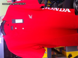  Μπλούζα Πόλο Honda Κόκκινη