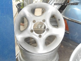 ΖΑΝΤΕΣ ΑΛΟΥΜΙΝΙΟΥ 15" ΚΑΡΕ 5Χ139,4 ΓΙΑ  SUZUKI VITARA  ΚΙΑ ΤΖΙΠ & LADA NIVA