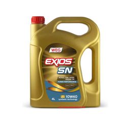 Συνθετικό Λάδι μηχανής 10W40 . WEG . Προδιαγραφές : (API SN/CF ACEA A3/B4 MB 229.3 ,MB229.1 VW 502.00/505.00 RN 0700 PSA B712300) ,4 λίτρο ,UNIVERSAL
