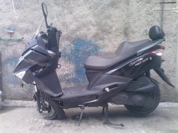 SYM JOYRIDE 200i EVO 2013' ME 3750km ΓΙΑ ΑΝΤΑΛΛΑΚΤΙΚA