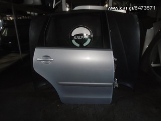 VW POLO '08 1.4 16V (5Θ) ΠΟΡΤΑ ΠΙΣΩ ΔΕΞΙΑ ΑΣΗΜΙ