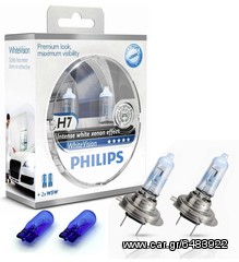2X H4+2X W5W Philips White Vision +60% έως 4300K ΠΑΡΑΔΟΣΗ ΜΕ 4ΕΥΡΩ ΠΑΝΤΟΥ EAUTOSHOP.GR