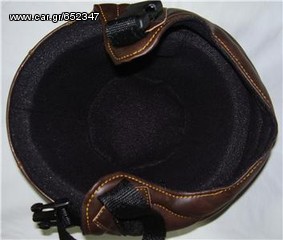 Κράνος ρετρό Club Retro Pilot Helmet 1932 Brown-thumb-9