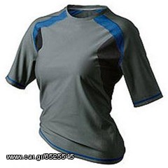 ΙΣΟΘΕΡΜΙΚΟ T-SHIRT BMW ΓΥΝΑΙΚΕΙΟ (ΣΚΟΥΡΟ ΓΚΡΙ - ΜΠΛΕ)