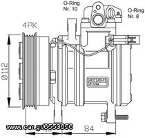 ΚΟΜΠΡΕΣΕΡ A/C KIA PICANTO 1.0 1.1 04-010 NRF ΟΧΙ ΚΙΝΑΣ****ΔΩΡΕΑΝ ΠΑΡΑΔΟΣΗ***