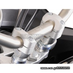 Αποστάτες Τιμονιού SW Motech ύψους 20χιλ. Ασημί