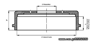 ΤΑΜΠΟΥΡΟ METELLI ΓΙΑ SEAT AROSA/IBIZA/CORDOBA & VW POLO ΜΕ ABS