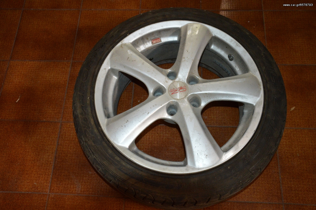 OZ RACING ΤΕΤΡΑΔΑ ΜΑΖΙ ΜΕ MICHELIN SPORT PILOT 225/45/17 ME ΠΕΛΜΑ 4/5 σε άριστη κατάσταση 8JX17 ET35 made in Italy