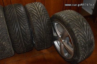 OZ RACING ΤΕΤΡΑΔΑ ΜΑΖΙ ΜΕ MICHELIN SPORT PILOT 225/45/17 ME ΠΕΛΜΑ 4/5 σε άριστη κατάσταση 8JX17 ET35 made in Italy-thumb-1