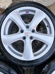 OZ RACING ΤΕΤΡΑΔΑ ΜΑΖΙ ΜΕ MICHELIN SPORT PILOT 225/45/17 ME ΠΕΛΜΑ 4/5 σε άριστη κατάσταση 8JX17 ET35 made in Italy-thumb-3