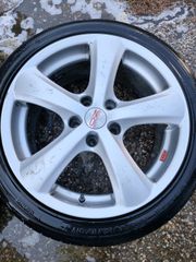 OZ RACING ΤΕΤΡΑΔΑ ΜΑΖΙ ΜΕ MICHELIN SPORT PILOT 225/45/17 ME ΠΕΛΜΑ 4/5 σε άριστη κατάσταση 8JX17 ET35 made in Italy-thumb-5