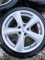 OZ RACING ΤΕΤΡΑΔΑ ΜΑΖΙ ΜΕ MICHELIN SPORT PILOT 225/45/17 ME ΠΕΛΜΑ 4/5 σε άριστη κατάσταση 8JX17 ET35 made in Italy-thumb-13
