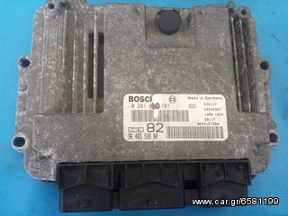 Peugeot 206 1.4 HDI εγκέφαλος κινητήρα 0281010707 9646559980