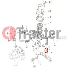 KUBOTA BULLTRA B1-17 ΘΕΡΜΟΣΤΑΤΗ ΒΑΣΗ ORIGINAL -thumb-2