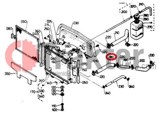KUBOTA BULLTRA B1-17 ΚΟΛΑΡΟ ΨΥΓΕΙΟΥ ΚΑΤΩ 1/2 ORIGINAL -thumb-1