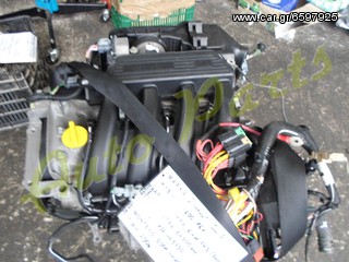 ΚΙΝΗΤΗΡΑΣ RENAULT CLIO 1600cc 16V , 107 PS / 5750 Rpm , 87.500 Km ( 6 ΜΗΝΕΣ ΓΡΑΠΤΗ ΕΓΓΥΗΣΗ ) ΚΩΔ.ΚΙΝ. K4M 745 / 744 ΜΟΝΤΕΛΟ 2001-2005