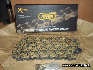 ΑΛΥΣΙΔΑ AFAM 520XRR2-G114L ΔΟΝΤΙΑ ORING ΧΡΥΣΗ ΕΝΥΣΧΗΜΕΝΗ CR 250,KX,YZ,KTM