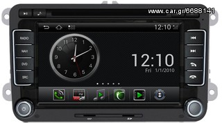 ΟΘΟΝΗ  ΑΥΤΟΚΙΝΗΤΟΥ OEM HD ANDROID VW - SKODA - SEAT GPS / DVD / BT / USB / SD / IPOD / TV / WIFI / 4GB HARD DISC - PLAY STORE - EMAIL