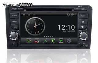 ΟΘΟΝΗ  ΑΥΤΟΚΙΝΗΤΟΥ OEM AUDI A3 mod. 2003-2012 ANDROID / GPS / DVD / BT / USB / SD / IPOD / WIFI INTERNET / 4GB HARD DISC / EMAIL / PLAY STORE