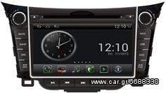 ΟΘΟΝΗ  ΑΥΤΟΚΙΝΗΤΟΥ OEM HUYNDAI i30 2012> ANDROID GPS / DVD / BT / USB / SD / IPOD / 4GB HARD DISC / WIFI INTERNET