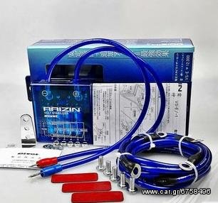 ΤΥΠΟΥ PIVOT RAIZIN VS-E VOLT STABILIZER ΜΕ ΒΟΛΤΟΜΕΤΡΟ  W GROUNDING CABLES EAUTOSHOP.GR 