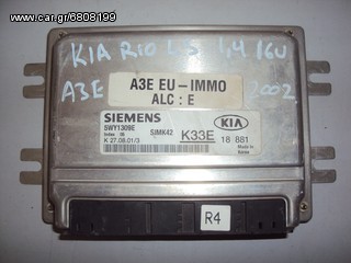 KIA RIO LS 1.4 16V '02-'05 ΚΩΔ. A3E Εγκέφαλος ΜΗΧΑΝΗΣ