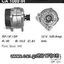 Δυναμό VolksWagen 0123515014