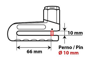 Αντικλεπτικό Δισκόφρενου 10mm + Θήκη + Βάση Gator 10-thumb-2