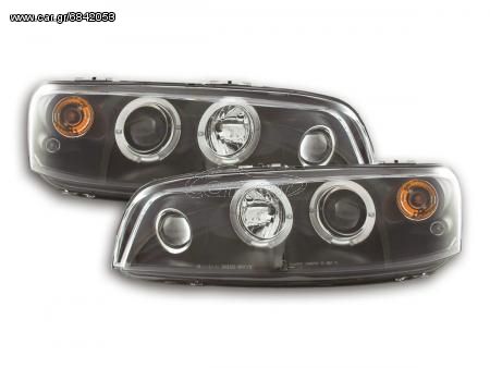 Φανάρια  Angel Eyes Fiat Punto 99-03 (Μαύρο) eautoshop gr παραδοση με 4 ευρω 