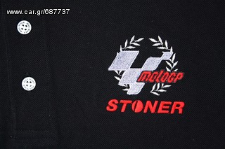 Πόλο Ανδρικό κοντομάνικο μπλούζα Stoner polo T-Shirt Ducati Κεντητά λογότυπα μεγέθος  L-thumb-21
