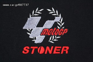 Πόλο Ανδρικό κοντομάνικο μπλούζα Stoner polo T-Shirt Ducati Κεντητά λογότυπα μεγέθος  L-thumb-22