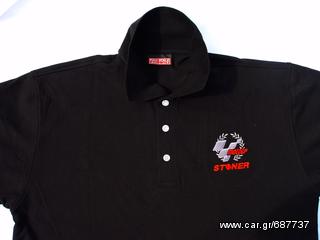 Πόλο Ανδρικό κοντομάνικο μπλούζα Stoner polo T-Shirt Ducati Κεντητά λογότυπα μεγέθος  L-thumb-12