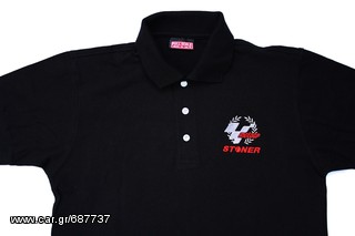 Πόλο Ανδρικό κοντομάνικο μπλούζα Stoner polo T-Shirt Ducati Κεντητά λογότυπα μεγέθος  L-thumb-16