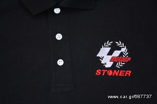 Πόλο Ανδρικό κοντομάνικο μπλούζα Stoner polo T-Shirt Ducati Κεντητά λογότυπα μεγέθος  L-thumb-17