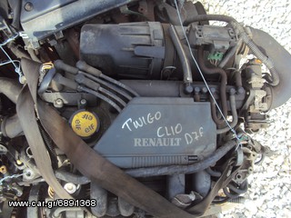 RENAULT CLIO-RENAULT TWINGO 1.2 '96-'01 ΚΩΔ. D7F Kινητήρας - Μοτέρ