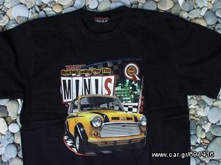 Ανδρικό κοντομάνικο μπλούζα τ σέρτ Original Full Scale Mini Cooper Club T-Shirt Size L XL MC024-thumb-3