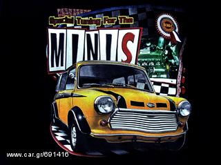 Ανδρικό κοντομάνικο μπλούζα τ σέρτ Original Full Scale Mini Cooper Club T-Shirt Size L XL MC024-thumb-2
