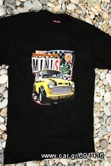 Ανδρικό κοντομάνικο μπλούζα τ σέρτ Original Full Scale Mini Cooper Club T-Shirt Size L XL MC024-thumb-4