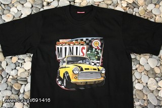 Ανδρικό κοντομάνικο μπλούζα τ σέρτ Original Full Scale Mini Cooper Club T-Shirt Size L XL MC024-thumb-8